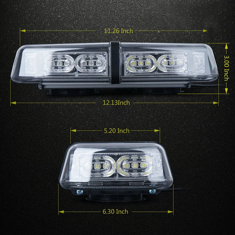 12'' Mini Light Bar with Magnetic Base