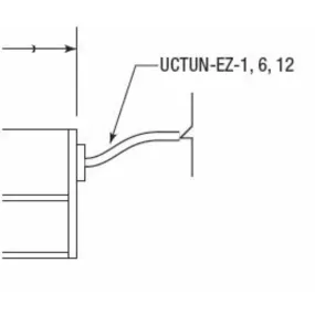 12in. Fixture to Fixture Connector For TunableTask Task Light, White