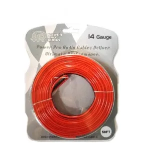 14GA 50FT Speaker Wire CCA - Black & Red