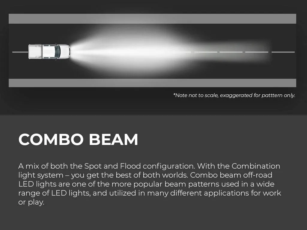 14" Dual Row 5D Optic Osram LED Bar By Cali Raised LED