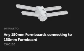 150mm Con-Form Hinge Connector