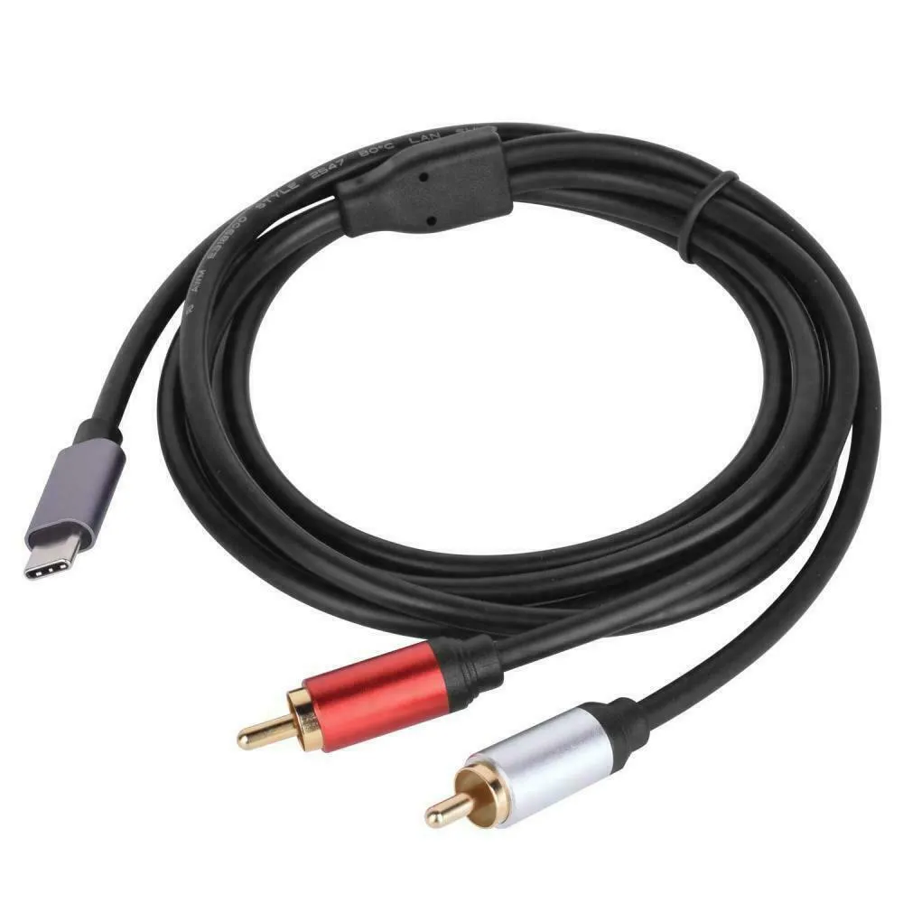 1.5M Type-C To 2 Rca Cable Se-Lt20