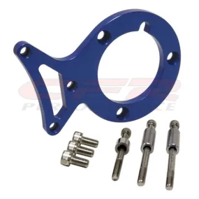 1979-93 FORD MUSTANG 5.0 ALUMINUM POWER STEERING BRACKET SET - BLUE