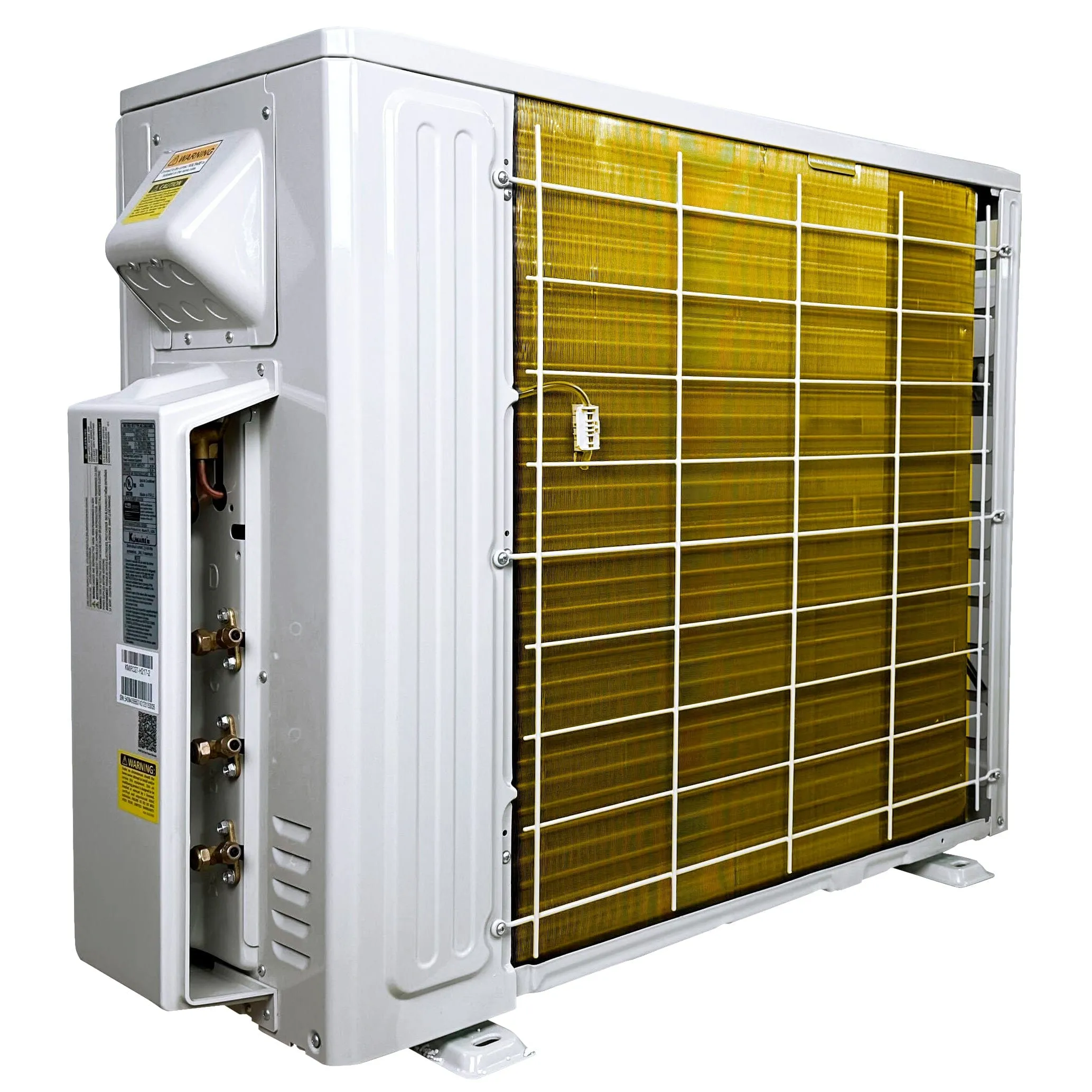 2-Zone Klimaire 22.25 SEER2 Multi Split Wall Mount Ducted Air Conditioner Heat Pump System 18 12