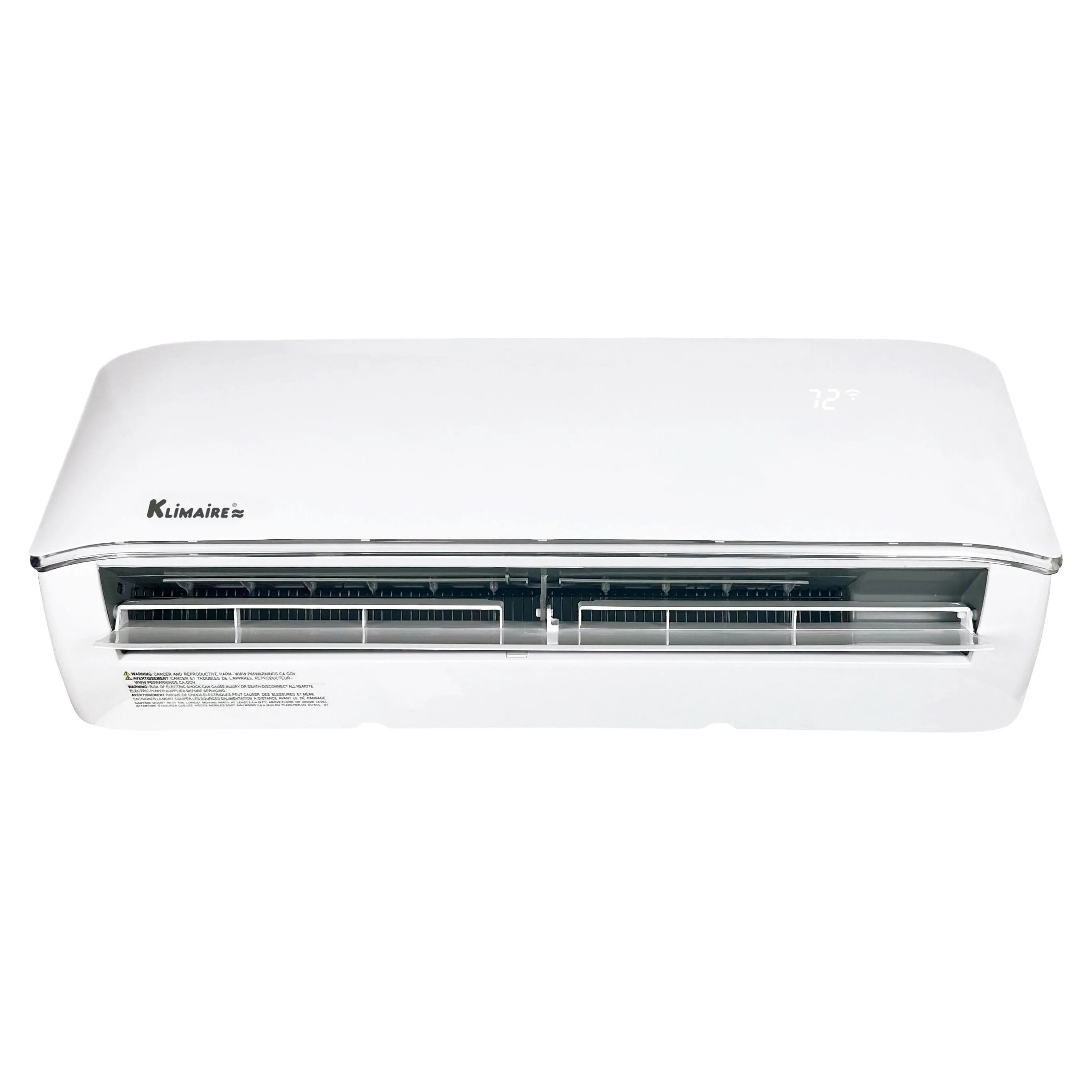 2-Zone Klimaire 23.5 SEER2 Multi Split Wall Mount Floor-ceiling Air Conditioner Heat Pump System 12 18