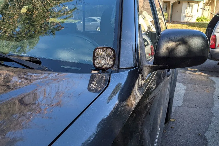 2005-15 Toyota Tacoma Grimm Offroad Hood Hinge Light Bracket Kit