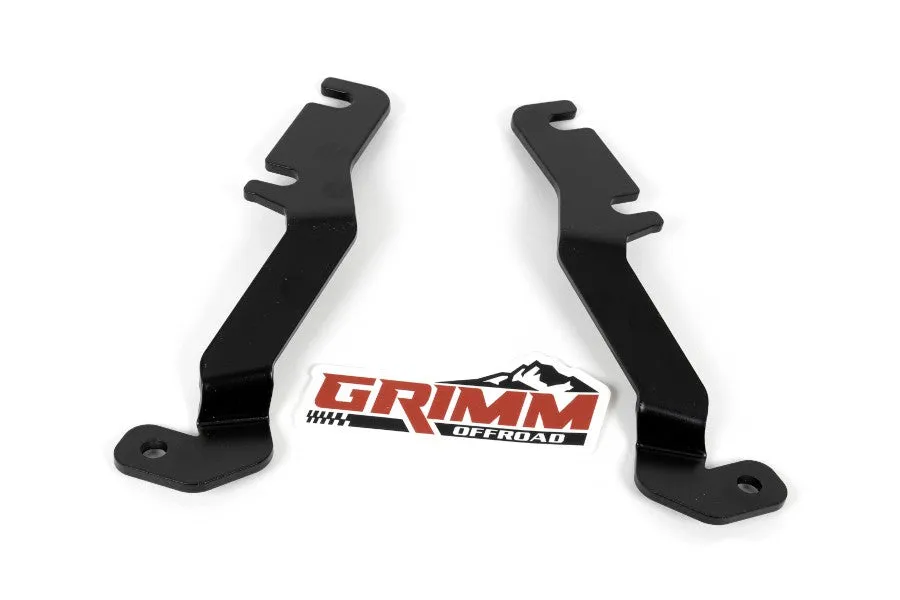2005-15 Toyota Tacoma Grimm Offroad Hood Hinge Light Bracket Kit