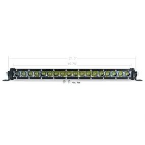 20" Slim Single Row LED Bar CRSRL002