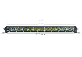 20" Slim Single Row LED Bar