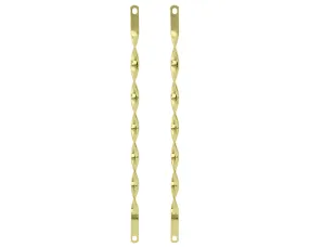 26 Flat Twisted Gold Fork Bars -Live4Bikes