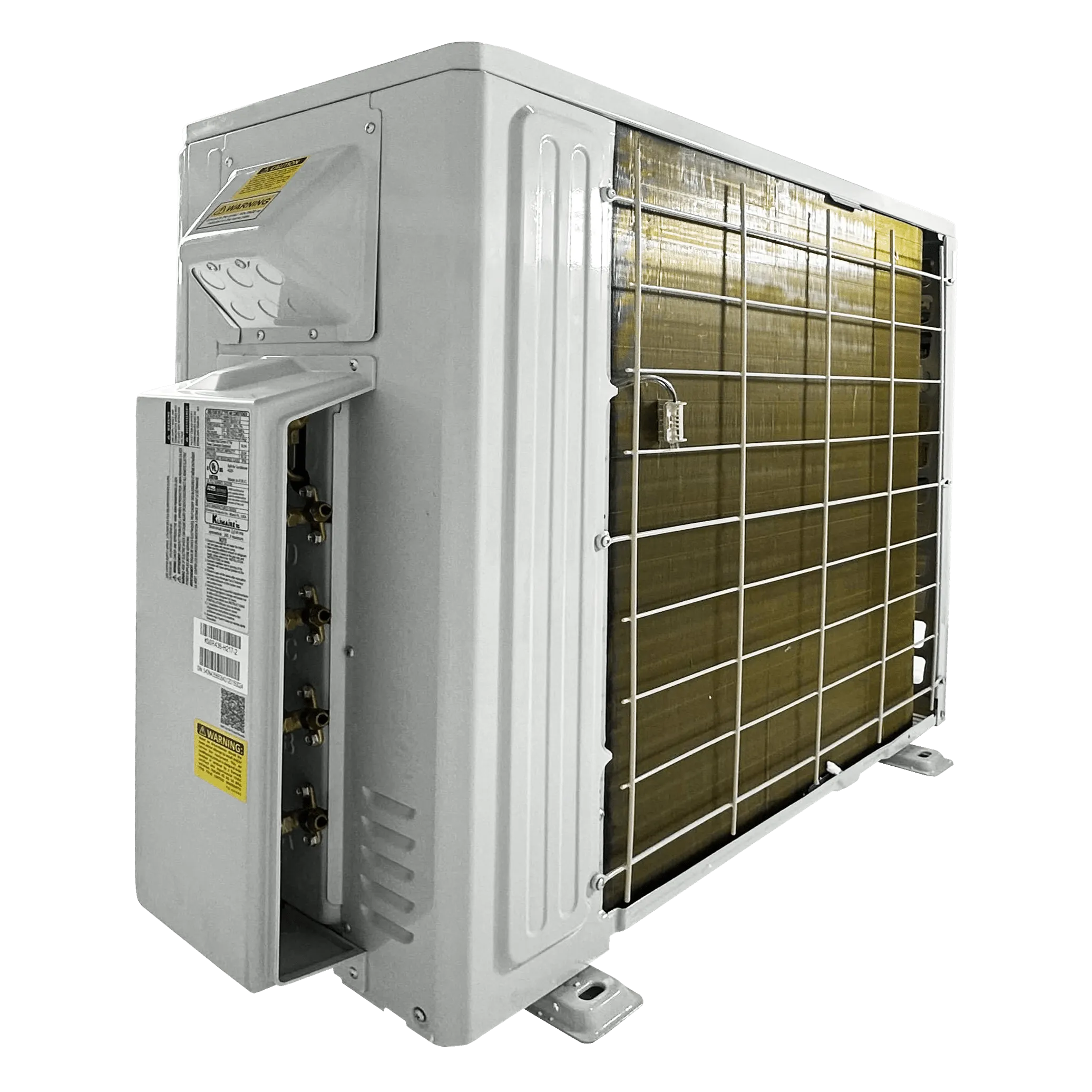 4-Zone Klimaire 23.1 SEER2 Multi Split Wall Mount Air Conditioner Heat Pump System 12 12 12 12