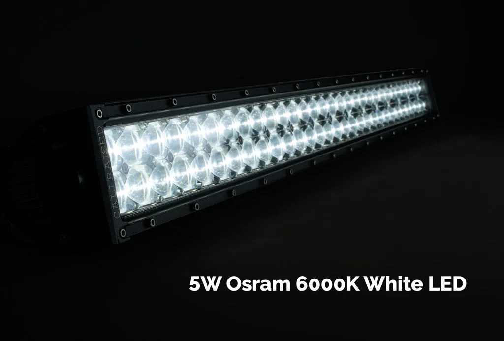 52" CURVED 5D Dual Row 5D Optic OSRAM LED Bar BY CALI RAISED LED