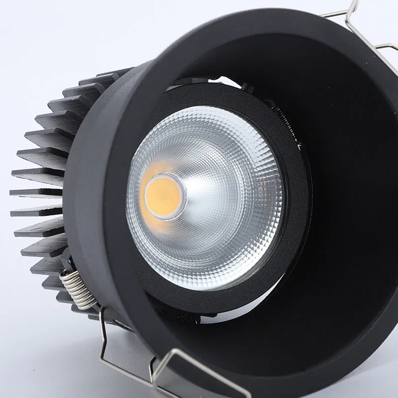 9Watt 72mm (2.83'') Cutout COB LED Ceiling Light, Anti-Glare Tilt LED Spotlight Twist LED Recessed Downlight, Spotlight Kit