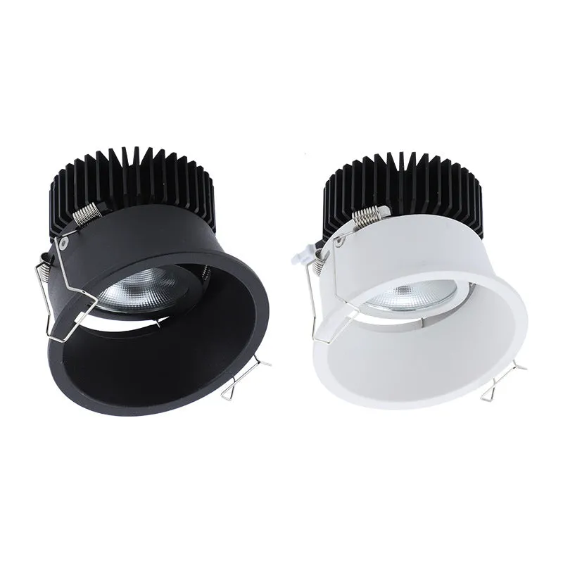 9Watt 72mm (2.83'') Cutout COB LED Ceiling Light, Anti-Glare Tilt LED Spotlight Twist LED Recessed Downlight, Spotlight Kit