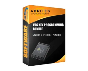 ABRITES - AVDI - VAG KEY Programming Bundle -  VN003   VN006   VN009 And Adapter Cables