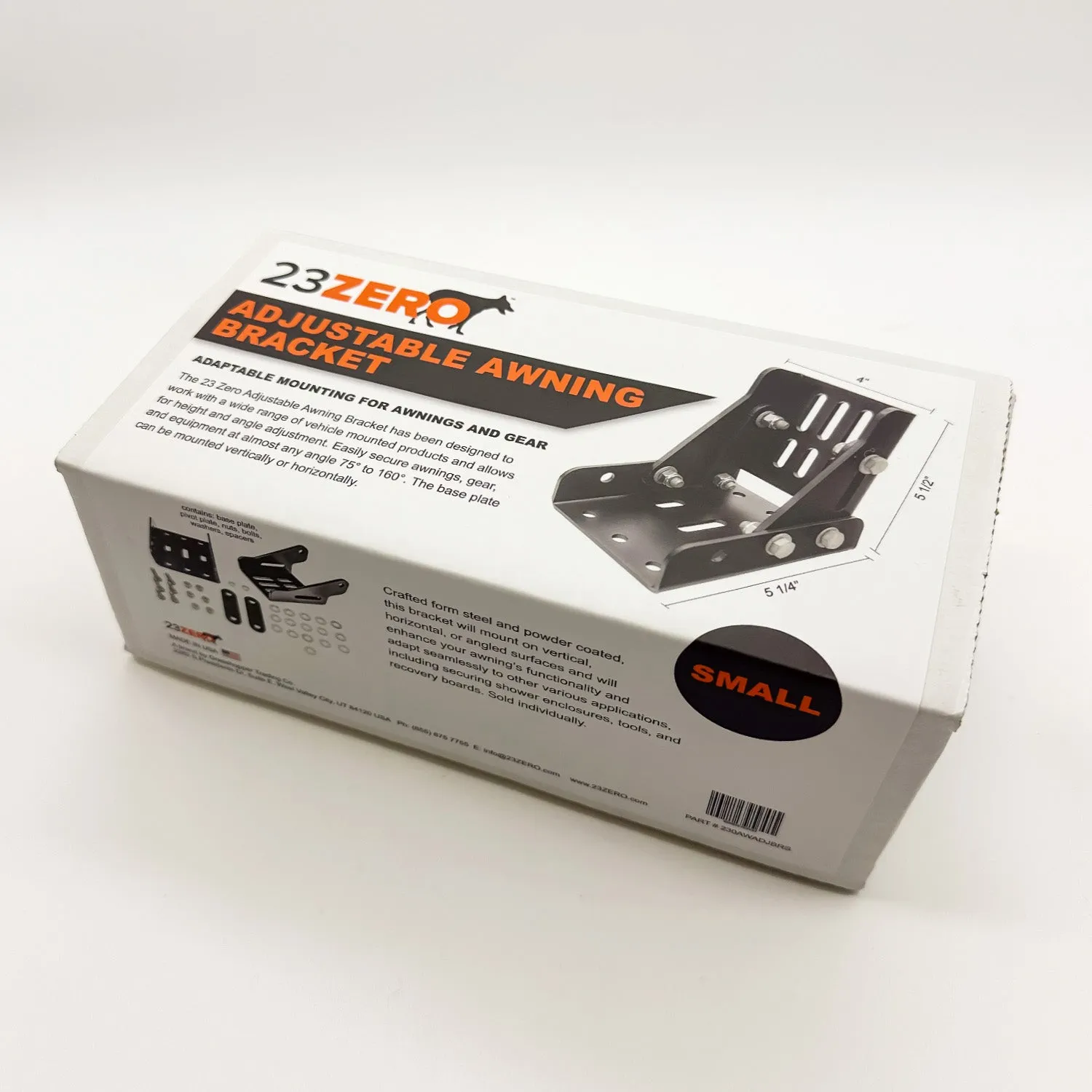 Adjustable Awning Mounting Bracket (SINGLE)