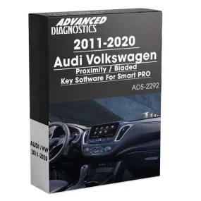 Advanced Diagnostics - ADS2292 - 2011 - 2020 Audi & Volkswagen Bladed &  Proximity Key Software For Smart Pro