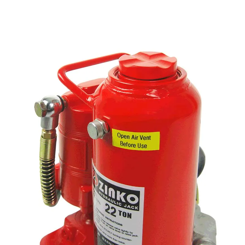 AIR HYDRAULIC BOTTLE JACK 22 TON MODEL: ZABJ-22PA