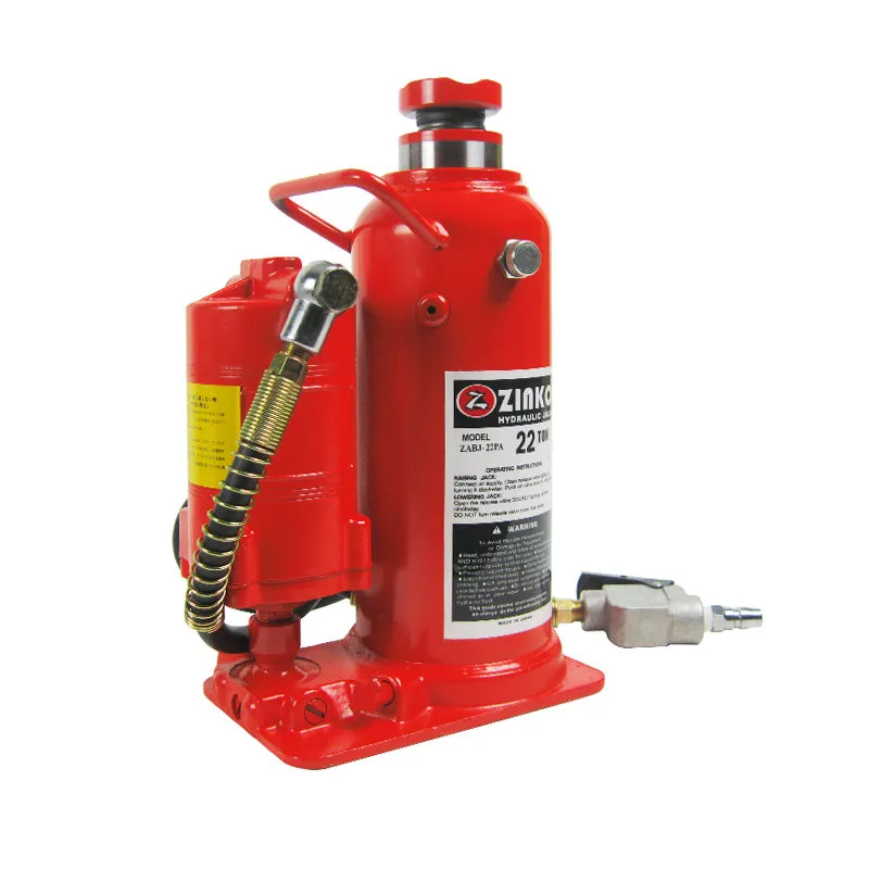 AIR HYDRAULIC BOTTLE JACK 22 TON MODEL: ZABJ-22PA
