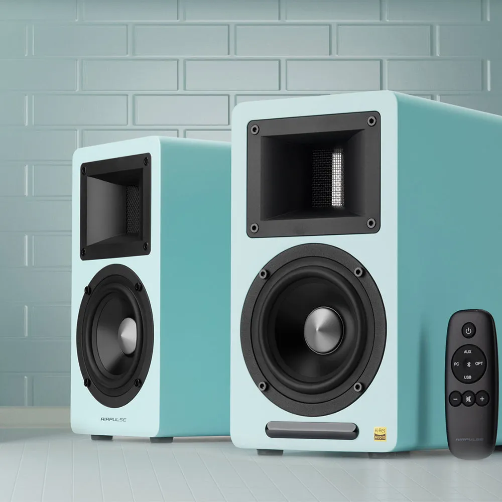 Airpulse A80 Active Bookshelf Speaker System (Blue)