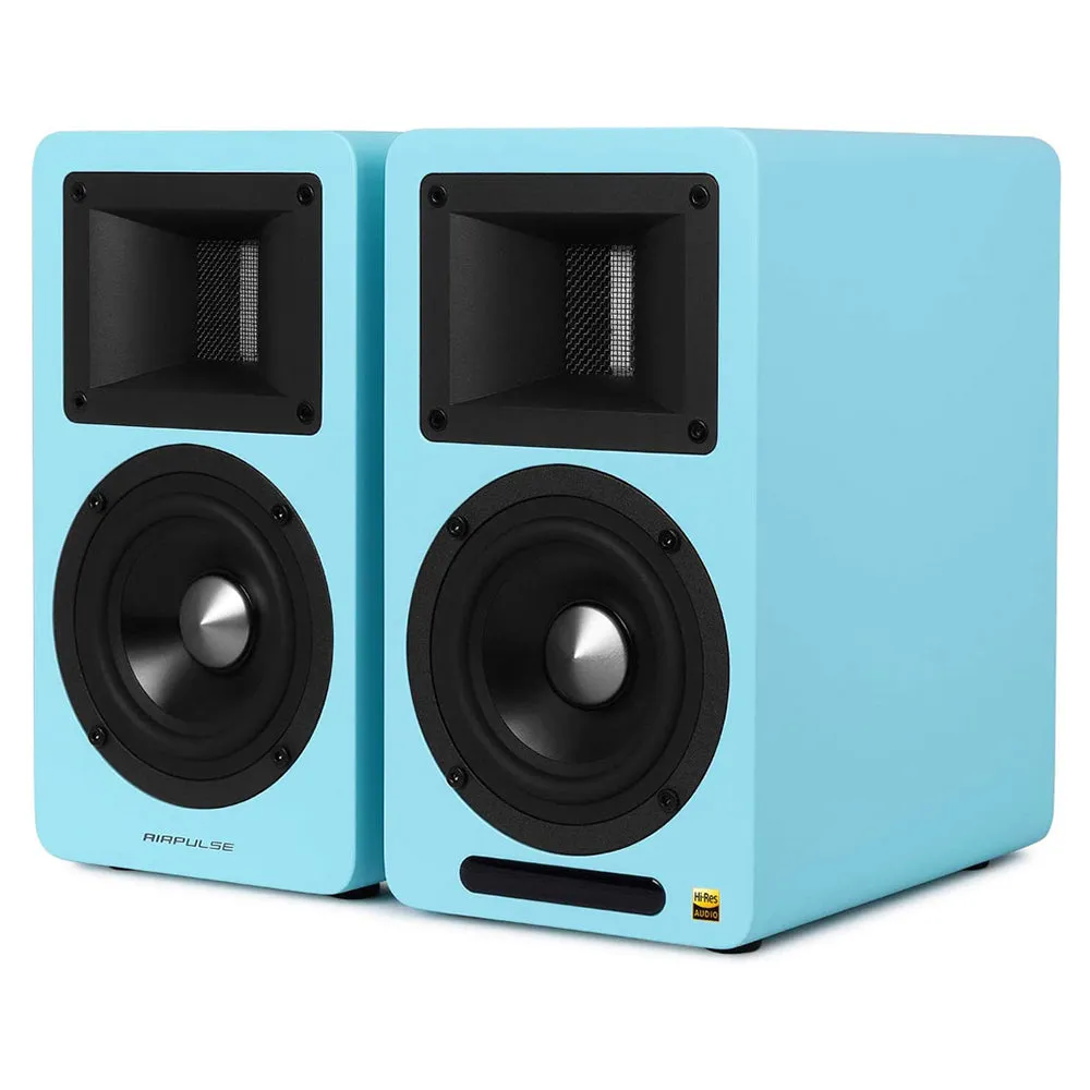 Airpulse A80 Active Bookshelf Speaker System (Blue)