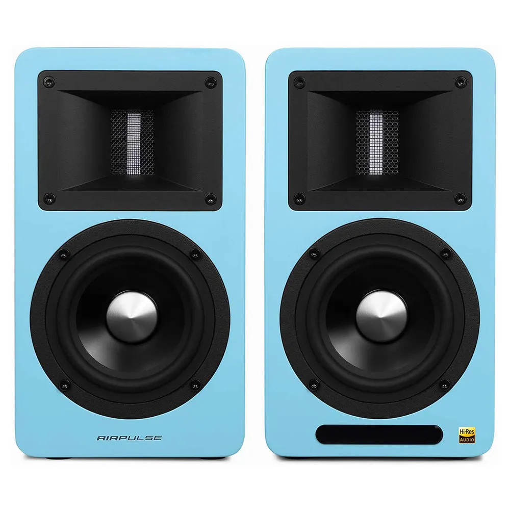 Airpulse A80 Active Bookshelf Speaker System (Blue)