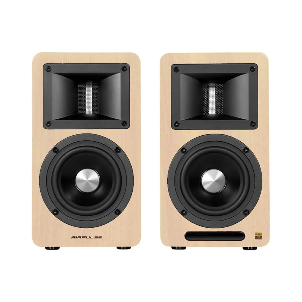 Airpulse A80 Active Bookshelf Speaker System (Pine)