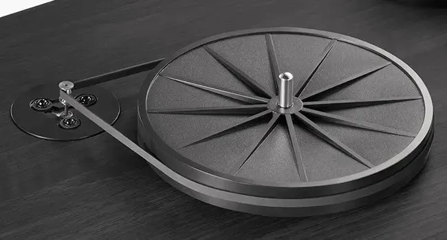 Angels Horn H002BT-BK Exceptional Quality Vintage Wooden Bluetooth Turntable Vinyl Player