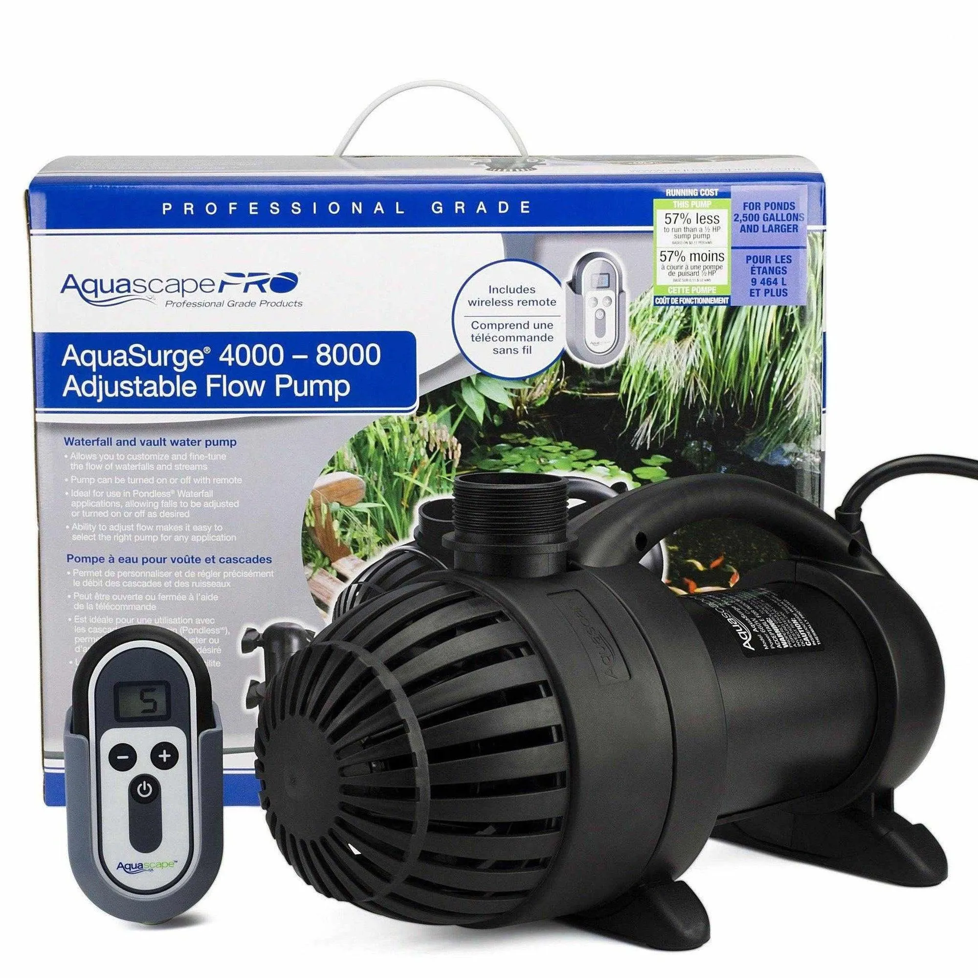 Aquascape Aquasurge PRO Adjustable Flow Pond Pump 4000-8000