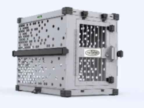 Auberon indestructible KNine Safe Crates Dog box trolley