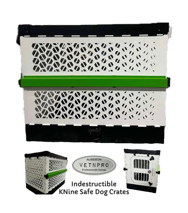 Auberon indestructible KNine Safe Crates Dog box trolley