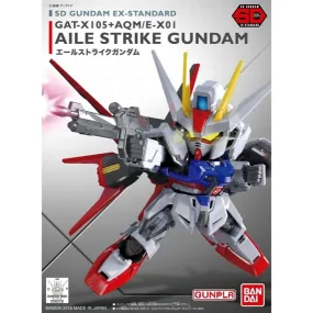 Bandai 5057598 SD Gundam EX-Standard 002 Aile Strike Gundam