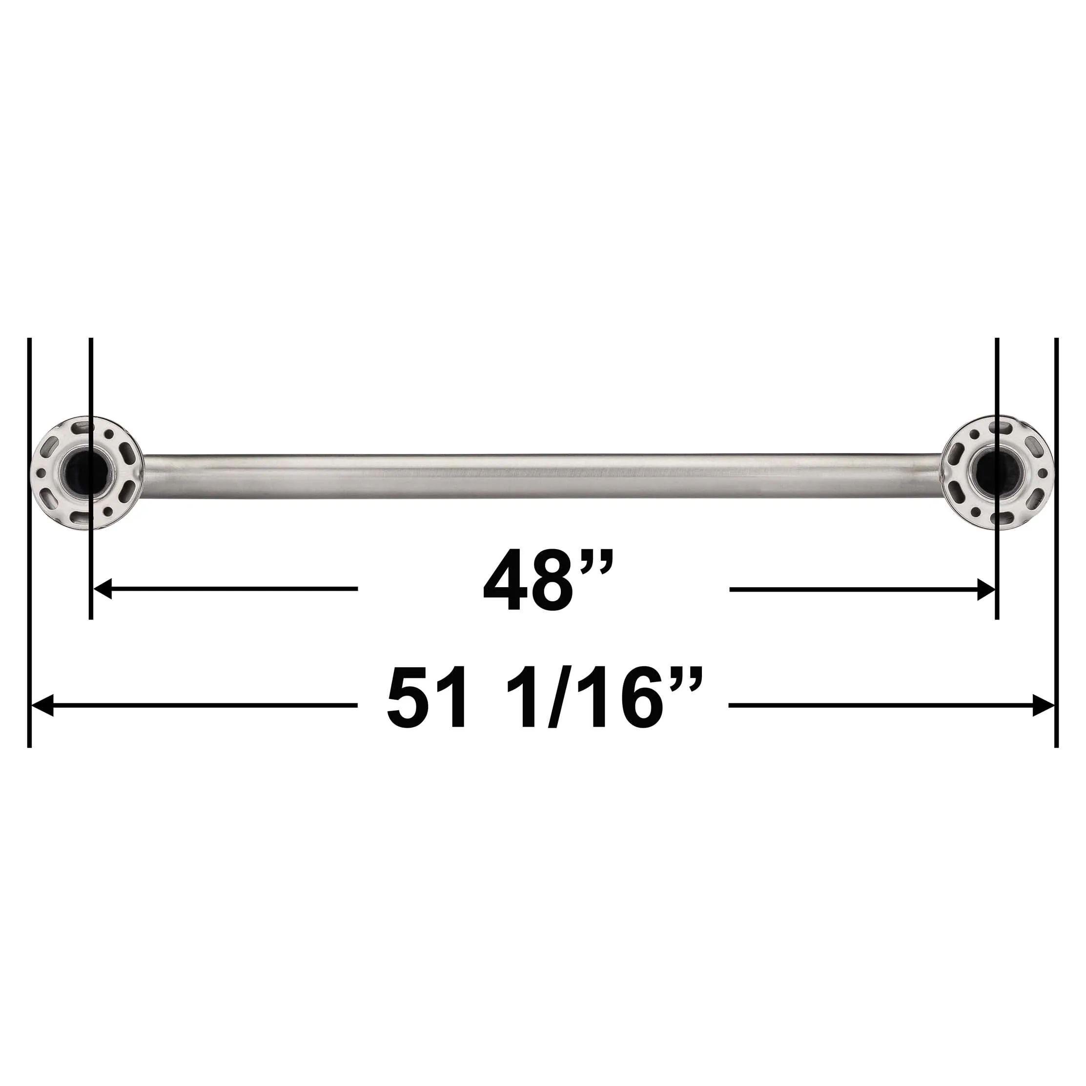 Bathroom Grab Bar, 48 In. X 1 1/4 In.