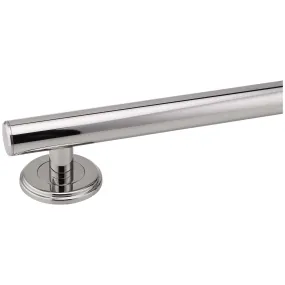 Bathroom Grab Bar, Contemporary, Round Escutcheon, 24 In. X 1 1/4 In.