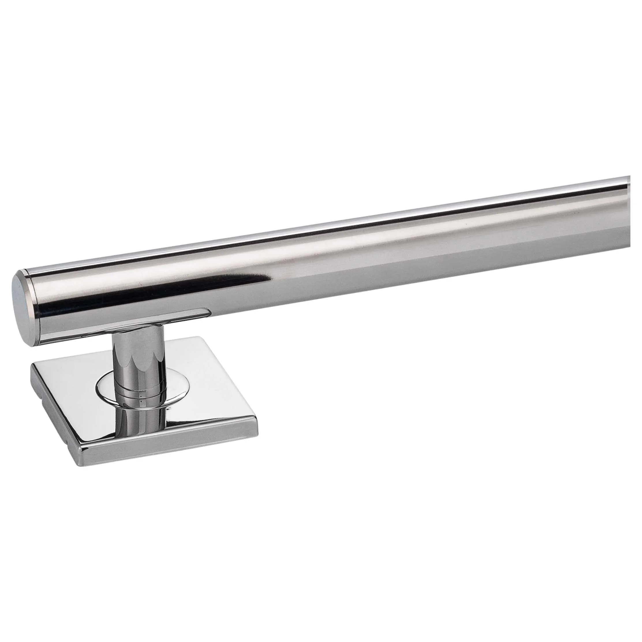 Bathroom Grab Bar, Contemporary, Square Escutcheon, 30 In. X 1 1/4 In.
