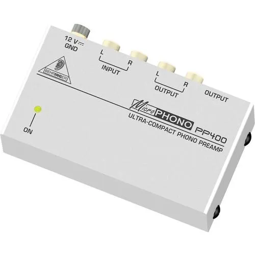 Behringer PP400 Ultra Compact Phono Preamplifier