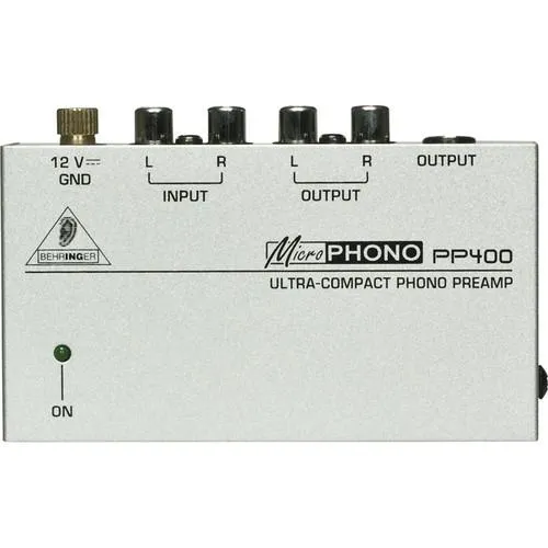 Behringer PP400 Ultra Compact Phono Preamplifier