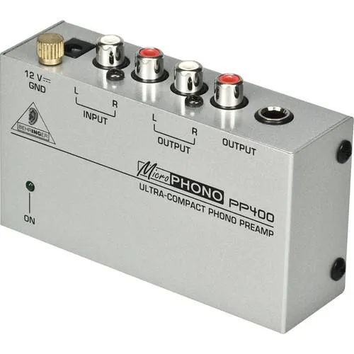 Behringer PP400 Ultra Compact Phono Preamplifier
