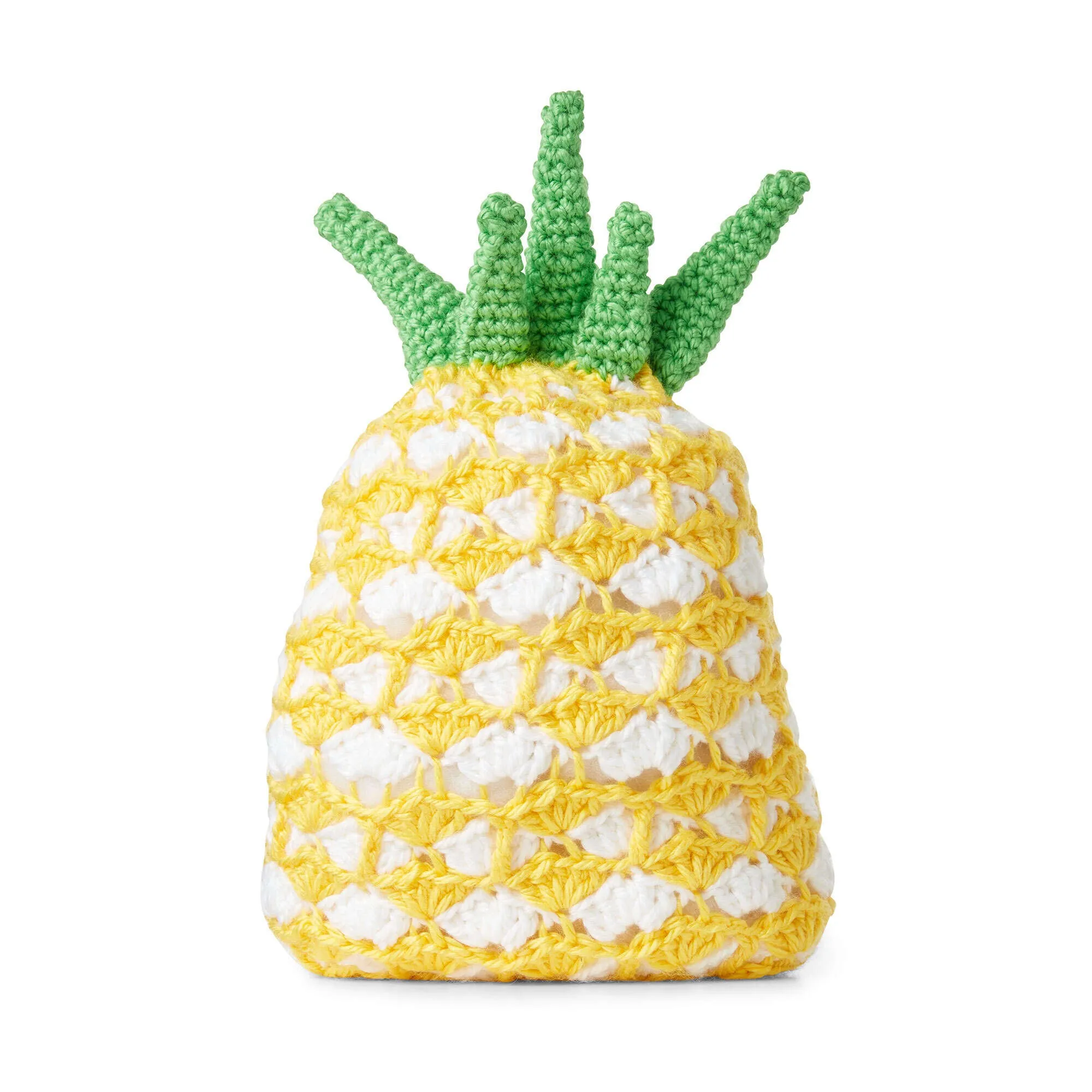 Bernat Juicy Pineapple Crochet Pillow