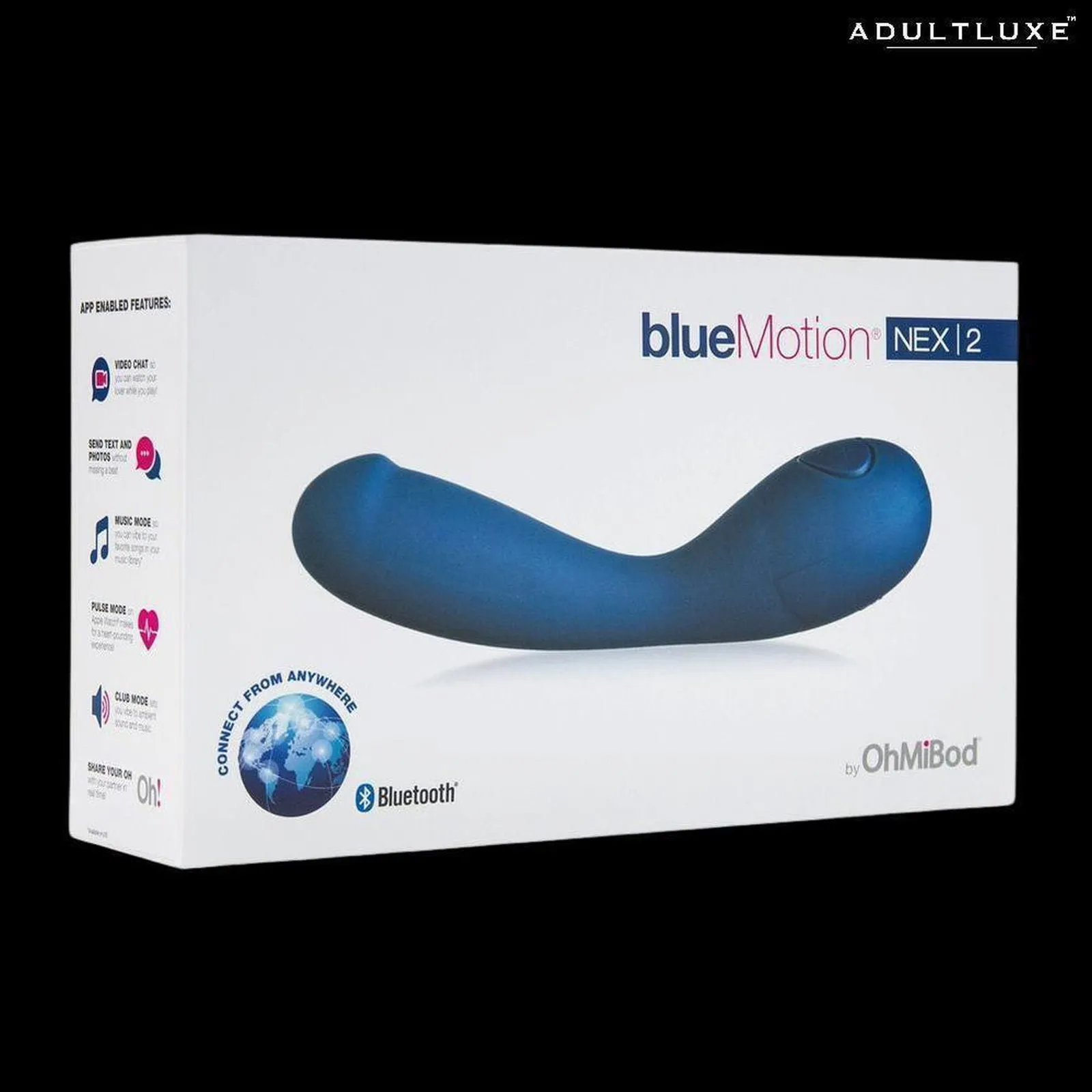 Bluemotion App Remote Control Nex-2 G-Spot Vibrator 2nd Gen With App
