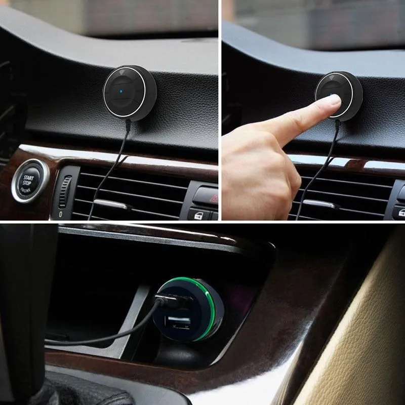 Bluetooth Hands Free Car kit with NFC Function  3.5mm AUX Receiver
