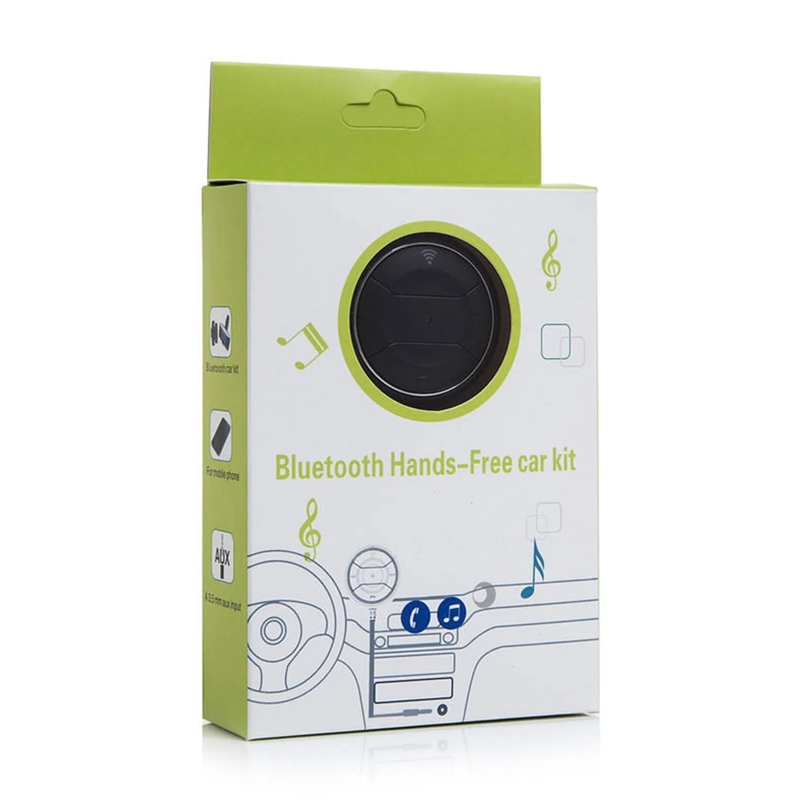 Bluetooth Hands Free Car kit with NFC Function  3.5mm AUX Receiver