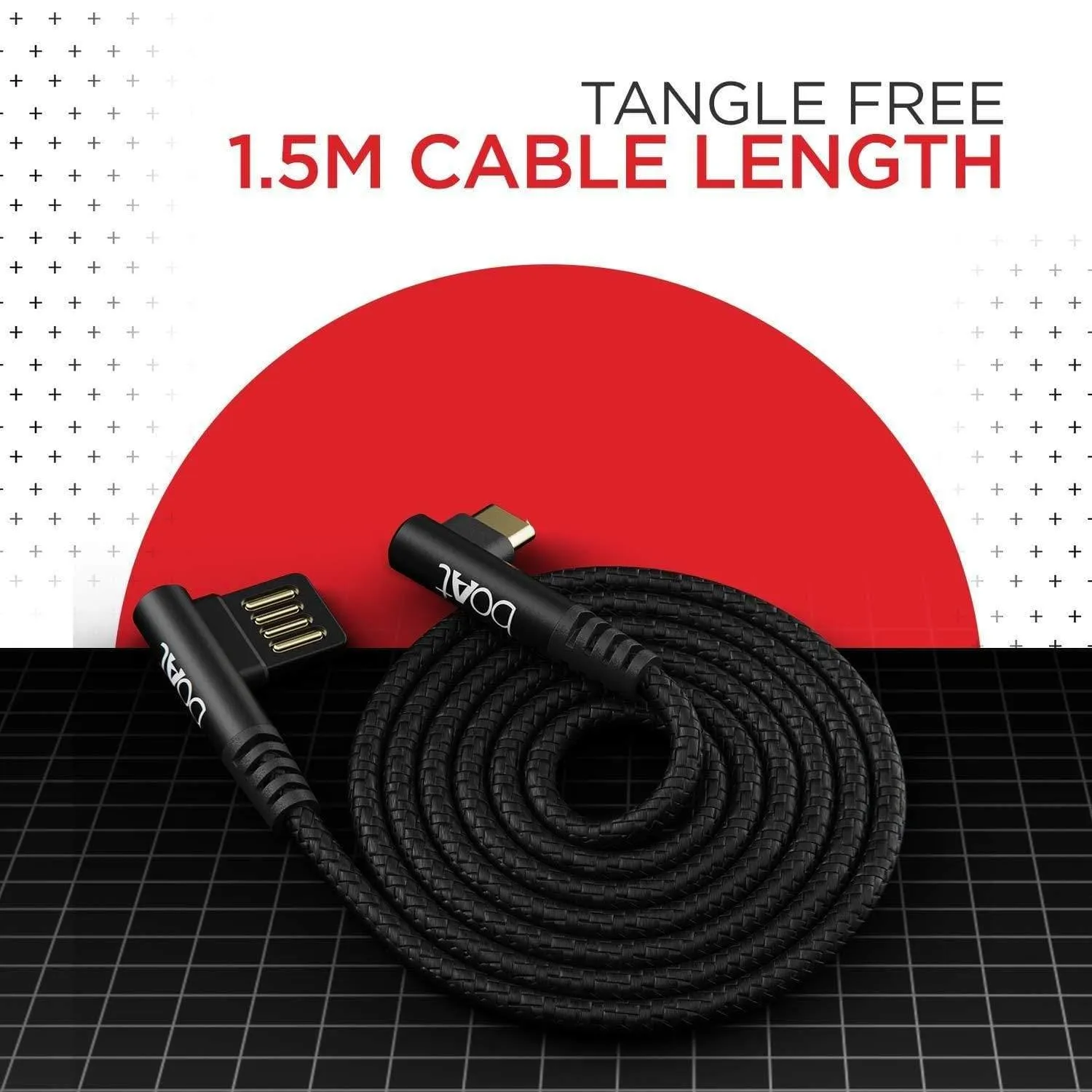 boAt A 350 Type C Cable 1.5m (Black)