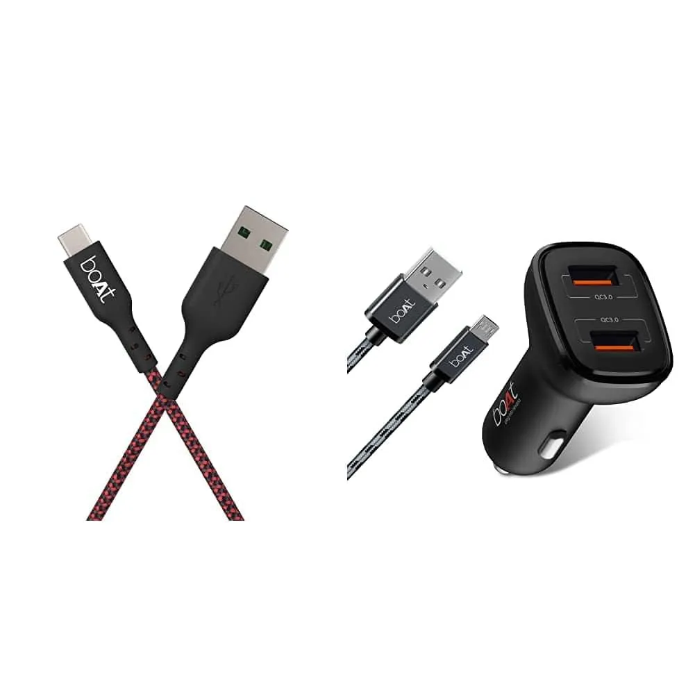boAt A 350 Type C Cable 1.5m (Black)