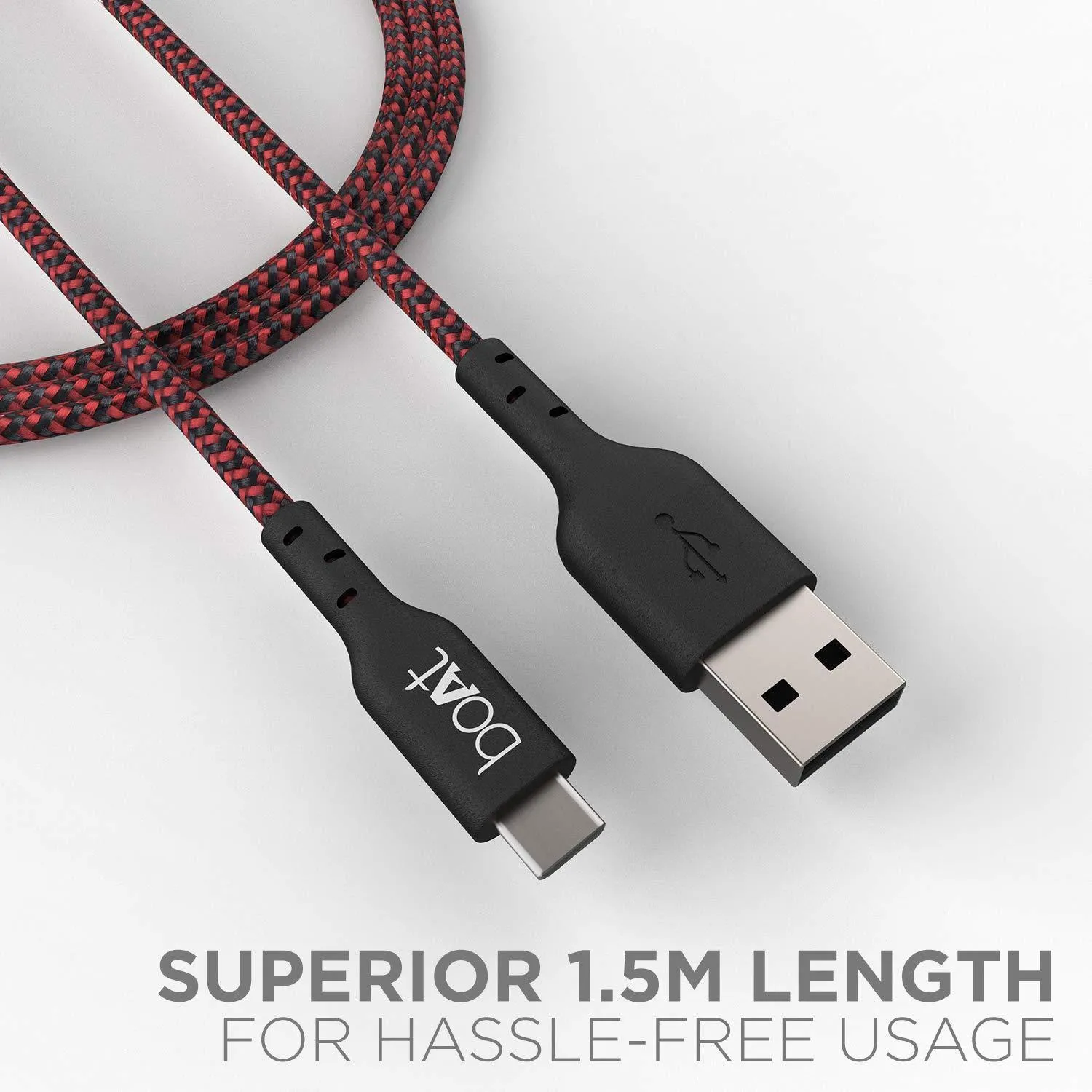 boAt A 350 Type C Cable 1.5m (Black)