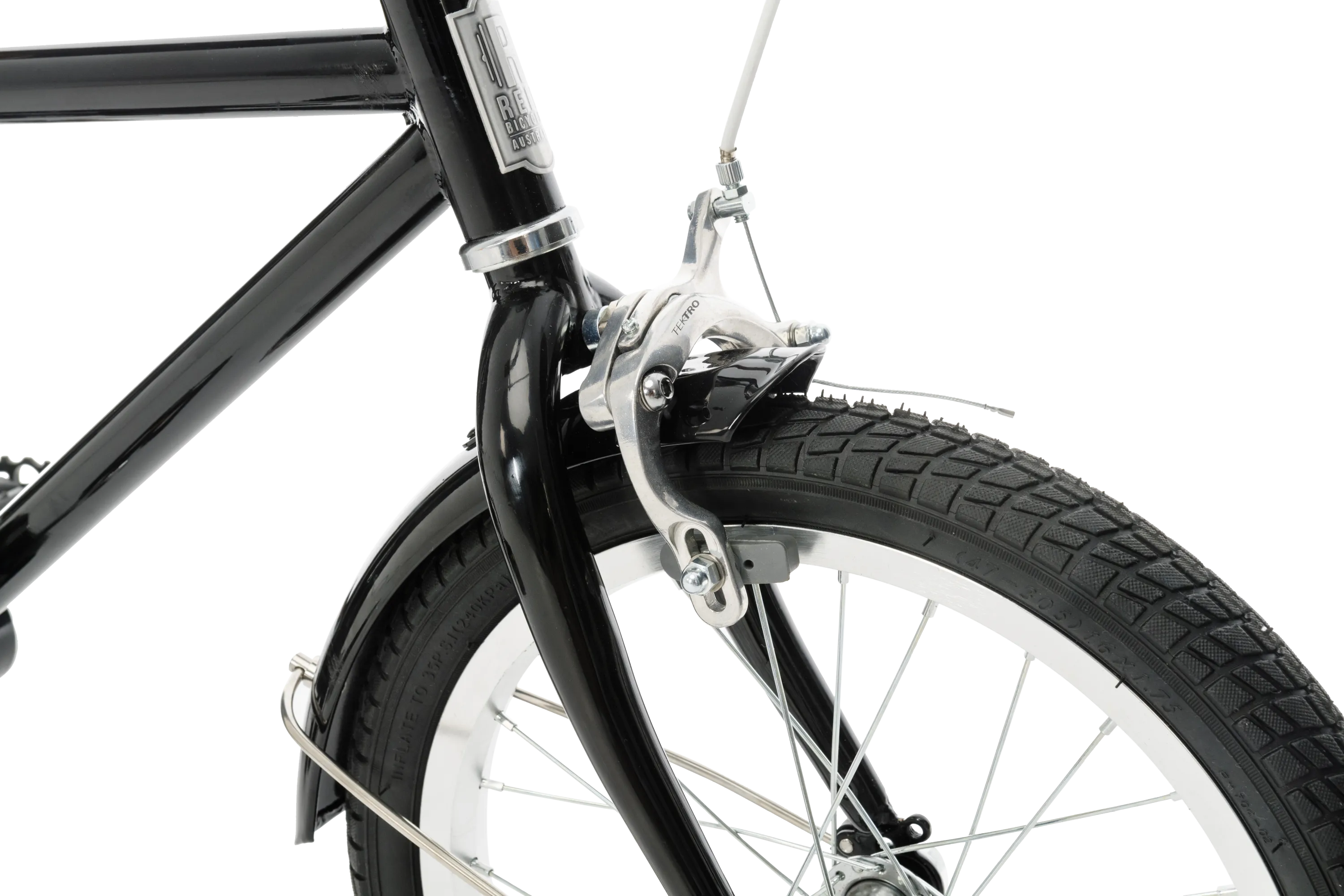 Boys Classic 16" Vintage Bike Black