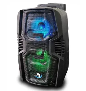 Brand New Dolphin SP-26RBT Rechargeable Dual 6.5" Bluetooth Party Speaker W/Woofer Lights