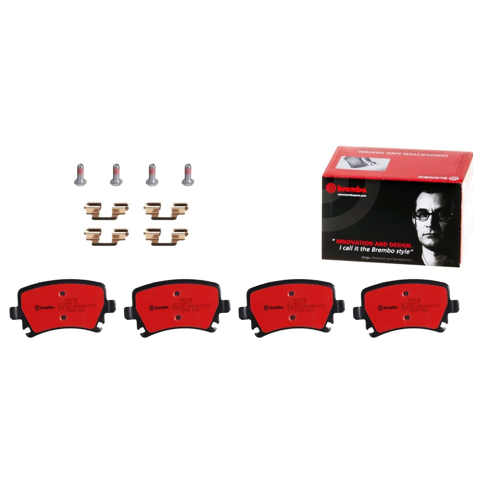 Brembo Disc Brake Pad and Rotor Kits KT00568
