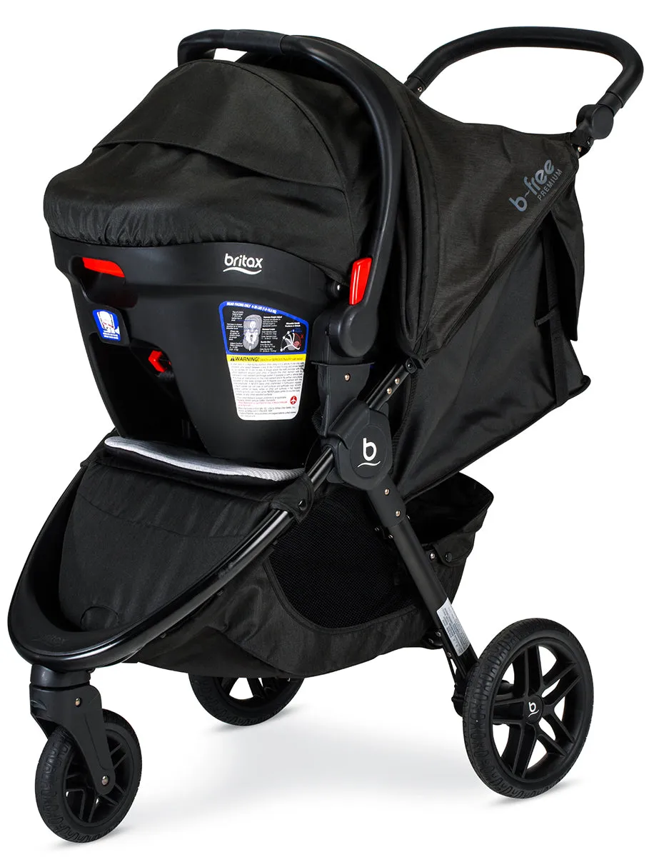 Britax B-Free Premium & B-Safe Gen2 FlexFit  Travel System - Clean Comfort Black