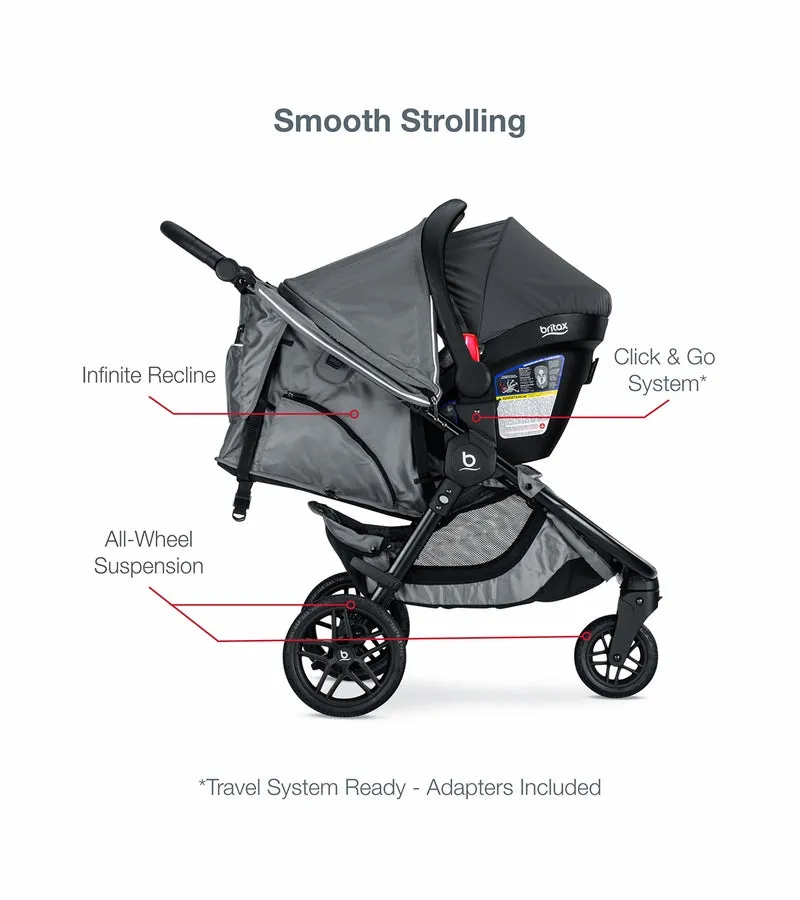 Britax B-Free Sport & B-Safe Gen2 FlexFit  Travel System - Asher